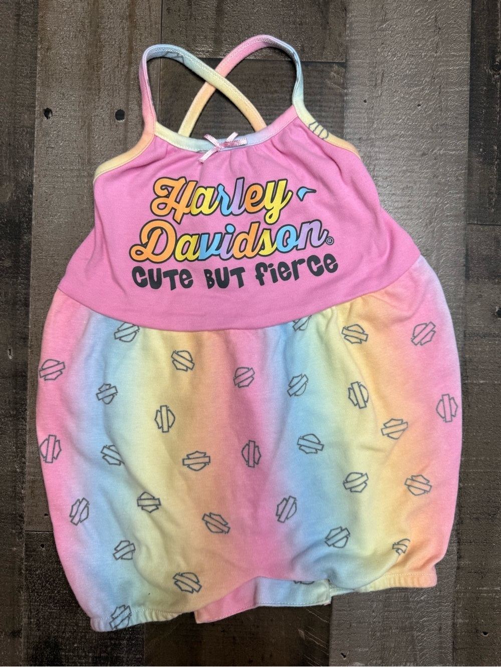 Harley-Davidson Pink Romper size 6-9 months